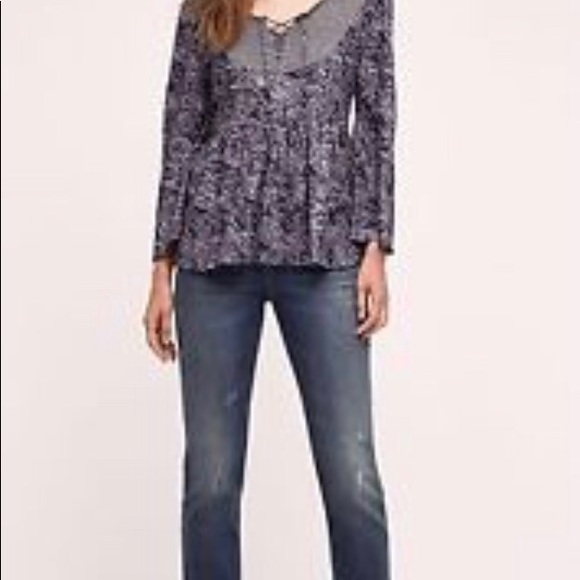 Anthropologie Akemi and Kin Marcella Top Medium - Picture 2 of 3